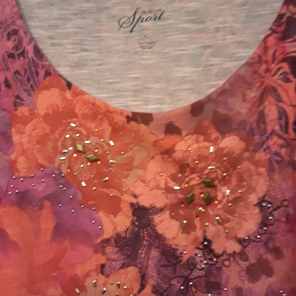 Macy's style & Co summer top  XL - Picture 2 of 9